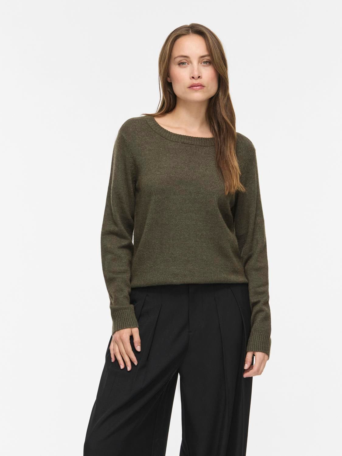 VIRIL Pullover - Forest Night - VERO MODA & VILA Bergvik